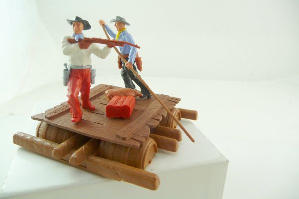 Timpo Toys Floß mit Cowboys - ladenneu