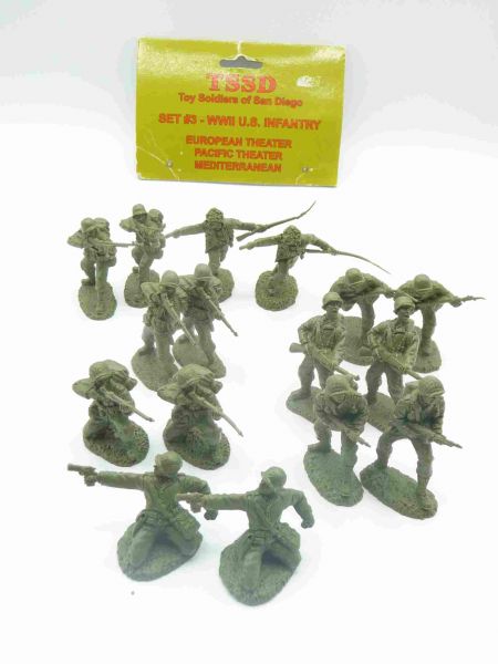 TSSD 16 Soldaten US Infantry von Figure Set No. 3