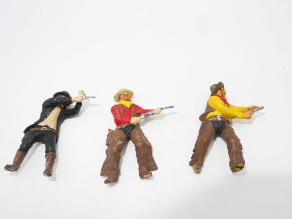 Britains Deetail 3 Cowboys - for dioramas, beautifully painted