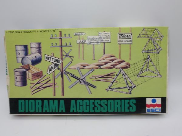 Esci 1:72 Diorama Acc., No. 8060 - orig. packaging, box with traces of storage