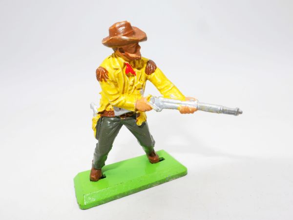 Britains Deetail Cowboy shooting from the hip, yellow jacket