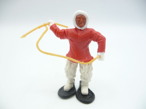 Timpo Toys Eskimo red, white legs with harpoon