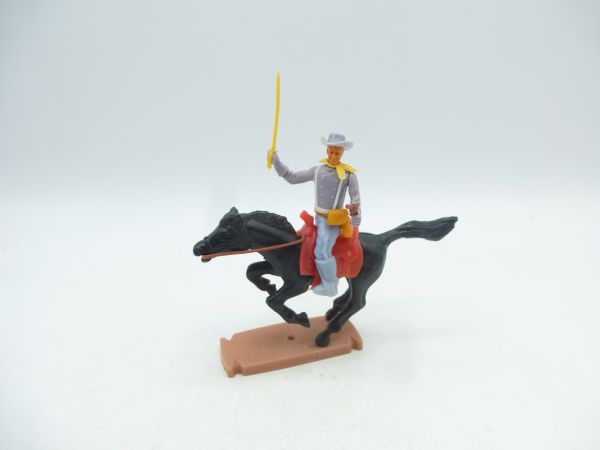 Plasty Southerner riding with sabre + pistol (officer)
