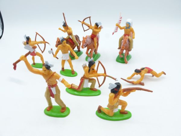 Panini Indianer-Set (3 Reiter, 6 Fußfiguren)