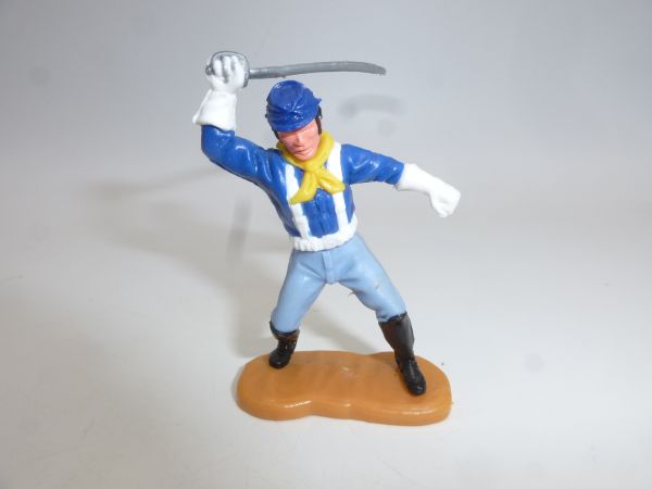 Timpo Toys Soldier Northern States 4th version lunging with sabre from behind