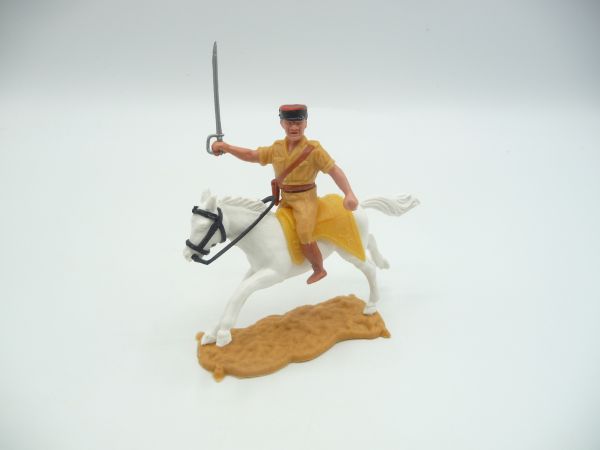 Timpo Toys Foreign legionnaire on horseback, officer with sabre - nice blanket