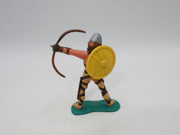 Timpo Toys Viking, archer, shield yellow - original (!)