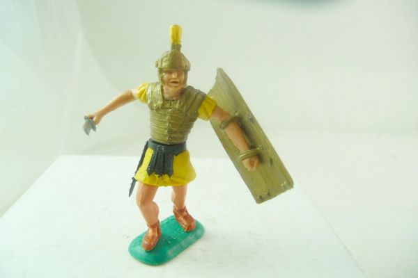 Timpo Toys Römer stehend (gelb) mit Kurzschwert - sehr guter Zustand