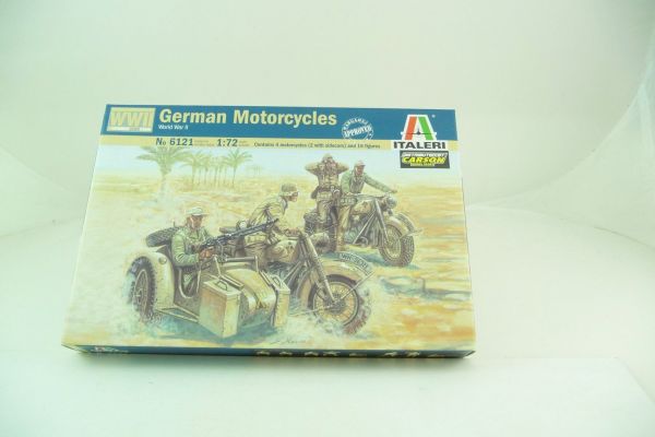 Italeri 1:72 German Motorcycles, No. 6125 - sealed