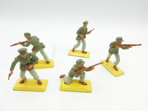 Britains Deetail 5 figures Africa Corps - see photo