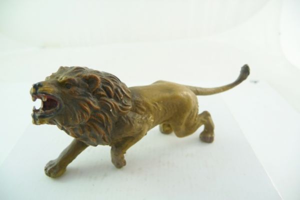 Elastolin Lion attacking - very good condition, early figure