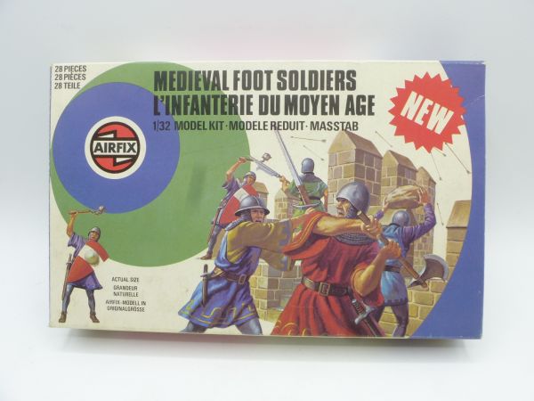 Airfix 1:32 Medieval Foot Soldiers, No. 51474-5 - orig. packaging