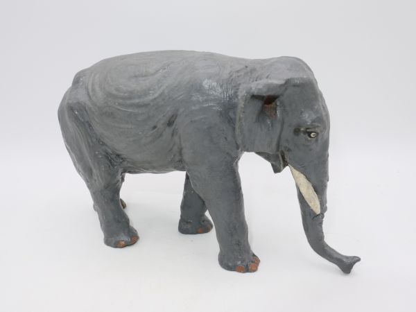 Elastolin Elephant walking, trunk down