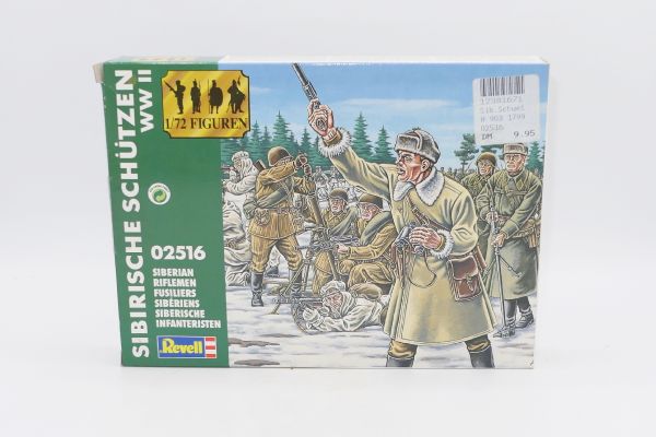 Revell 1:72 Siberian Riflemen WW II, No. 2516 - orig. packaging, on cast