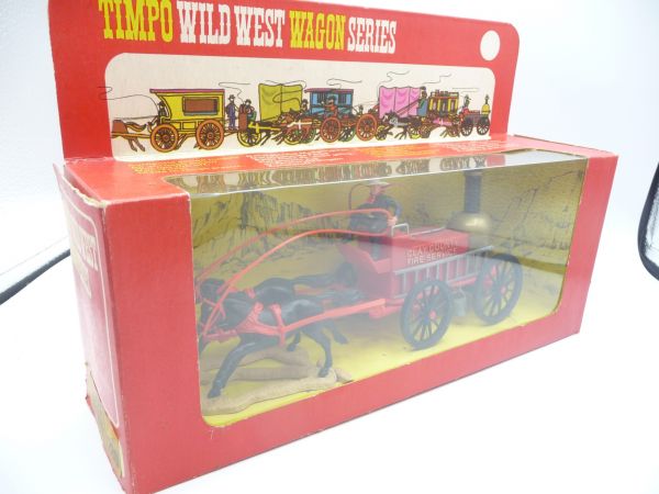 Timpo Toys Feuerwehrkutsche - in toller Blisterbox, Kutsche + Box Top-Zustand
