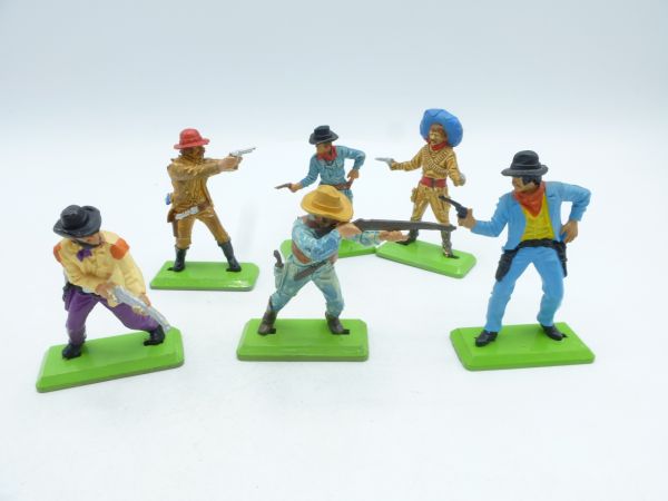 Britains Deetail Set of Cowboys on foot (6 figures)