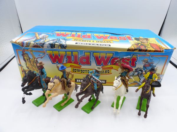 Britains Wild West Mounted Cowboys Counter Pack, Nr. 7508