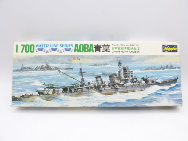 Hasegawa 1:700 AOBA, Japan Heavy Cruiser, No. 54 - orig. packaging, parts in bag