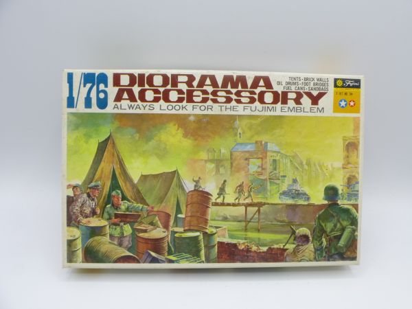 Fujimi 1:76 Diorama Accessory - OVP, einige Teile gelöst