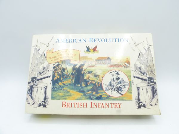 A Call to Arms 1:32 American Revolution, British Infantry (20 figures)