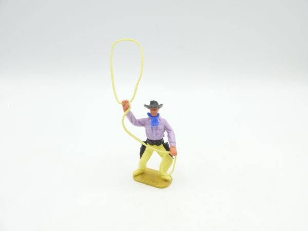 Timpo Toys Cowboy standing with lasso - great lower part