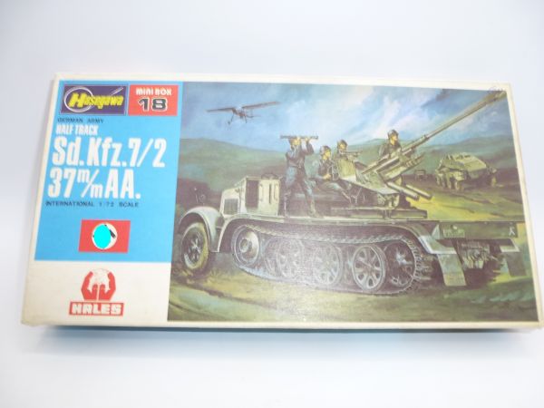 Hasegawa 1:72 Sd Kfz 7/2 37 mm AA. Half Track, Nr. MB-018 - OVP