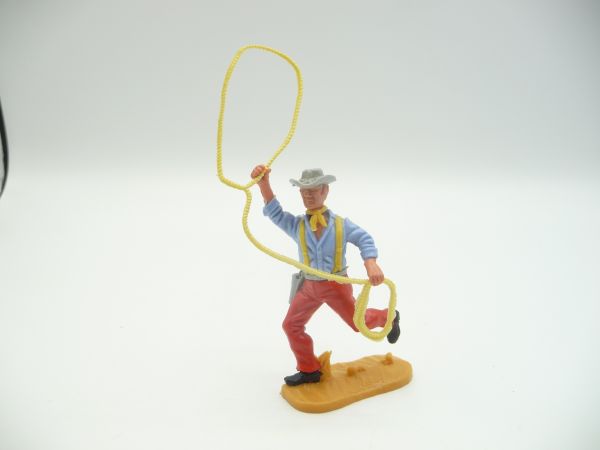 Timpo Toys Cowboy 4th version running with lasso