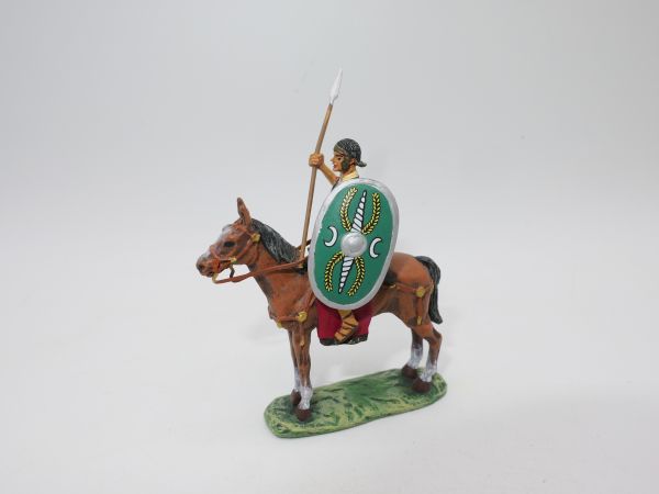 Germania 4 cm Ritter zu Pferd mit Rüstung, Speer + Schild