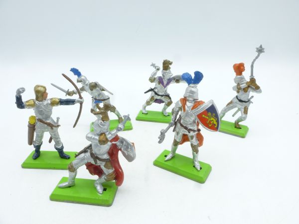 Britains Deetail Group/set of knights 2nd version (6 figures)