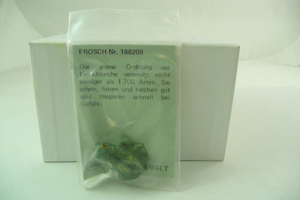 Elastolin soft plastic Frog, No. 188209 - orig. packaging