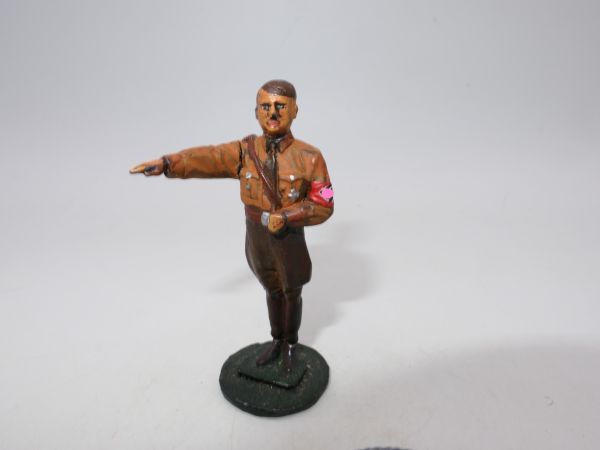 German Wehrmacht, soldier saluting (height 6 cm) - rare original figure