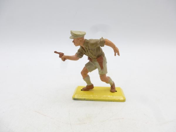 Britains Deetail English officer 8th Army advancing with pistol
