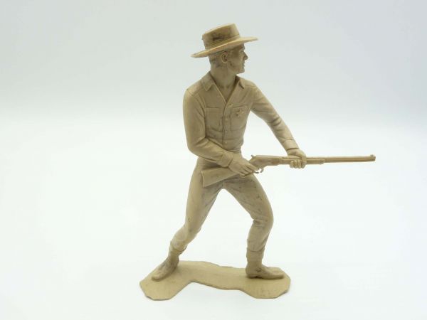 Marx blank figure Sheriff with rifle at the ready, (14 cm height) - see photos for discoloration