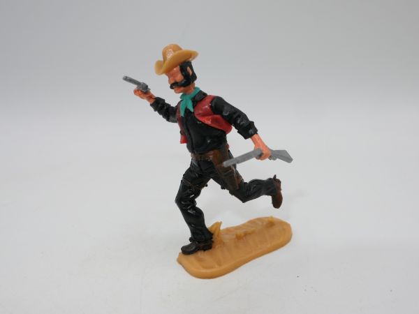 Timpo Toys Cowboy 4. Version laufend mit fester Pistole + Gewehr