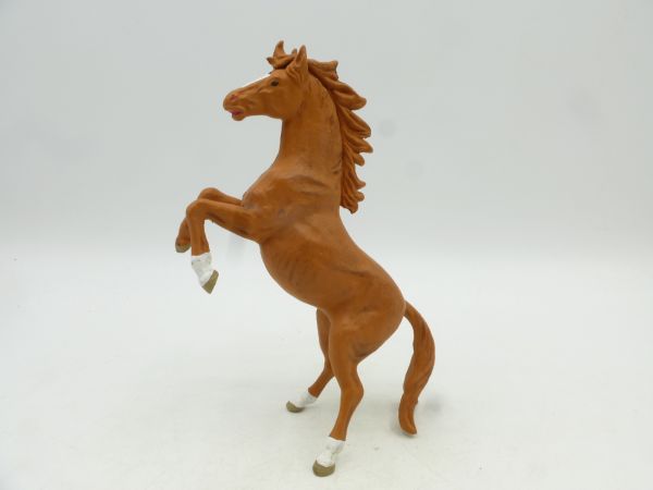 Preiser Horse standing, brown - orig. packaging, shop discovery