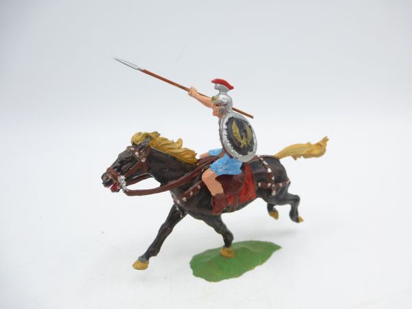 Römischer Reiter mit Speer angreifend - toller 4 cm Umbau