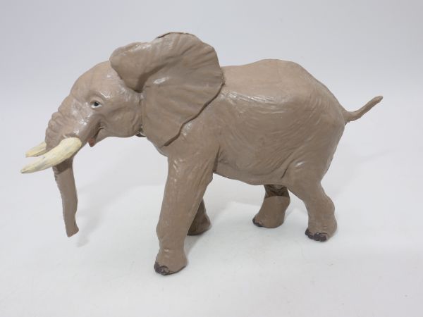 Merten Elefant, Rüssel unten, klein (Gesamthöhe 7,5 cm) - extrem selten