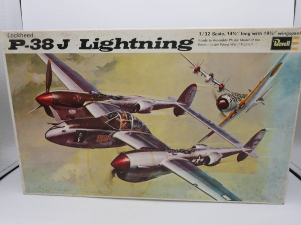 Revell 1:32 Lockheed P-38 J Lightning, Nr. H280 - OVP, am Guss, seltene Box