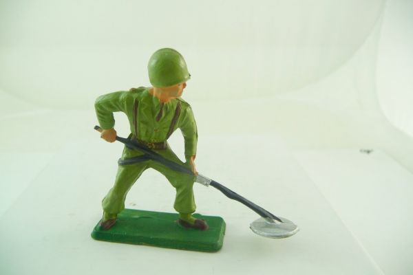 Starlux Soldat mit Minensuchgerät