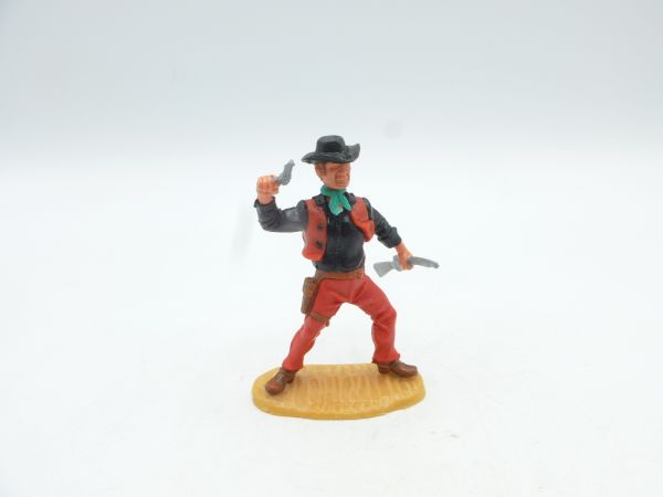 Timpo Toys Cowboy 4. Version stehend mit Pistole + Gewehr