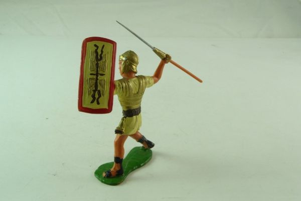 Heimo Roman with pilum and shield (Elastolin weapon)