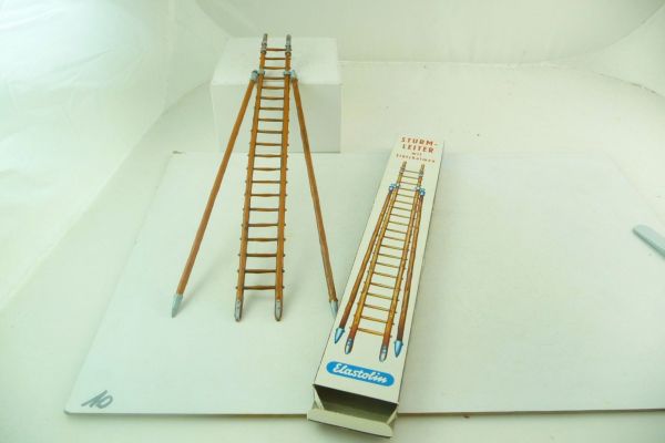 Elastolin 7 cm Scaling ladder, No. 9887 - orig. packaging, top condition