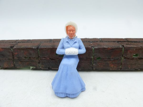 Timpo Toys Lady, Passagierin, hellblau (ohne Pin)