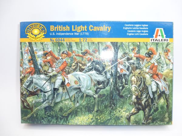 Italeri 1:72 American Independence War: British Light Cavalry, No. 6044