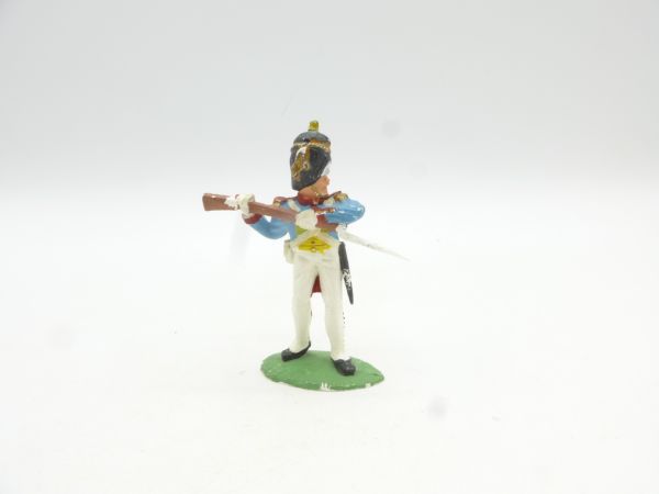 Timpo Toys Napoleonic soldier, rifle in front of his body