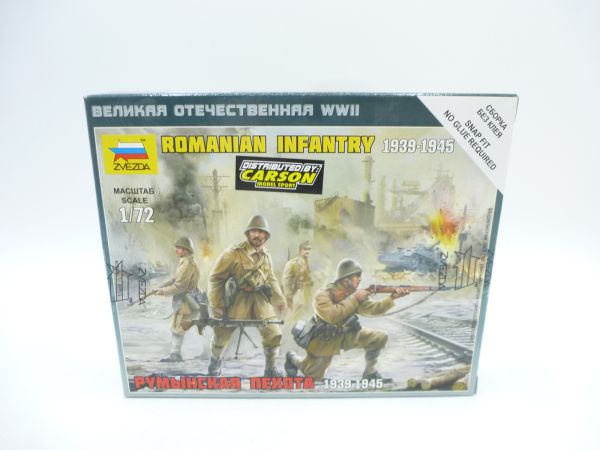 Zvezda 1:72 German Romanian Infantry, No. 6163 - orig. packaging