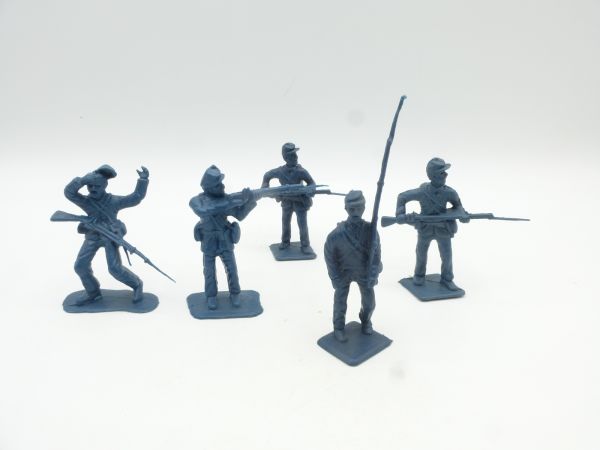 Group of civil war soldiers (5 figures)