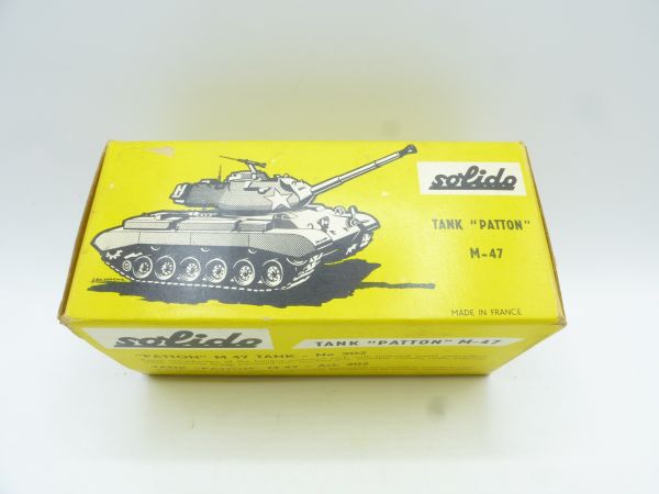 Solido Tank "PATTON" M47, No. 202 - orig. packaging, vehicle brand new