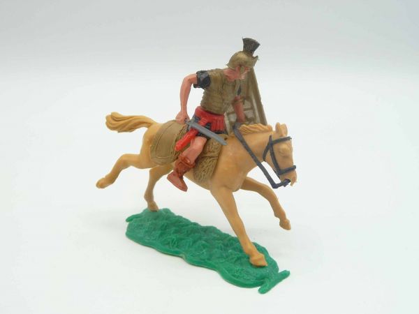 Timpo Toys Roman riding black, with short sword
