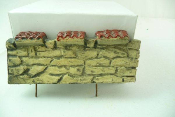 Elastolin Mauerteil mittel (Länge 12 cm) - Zustand siehe Fotos
